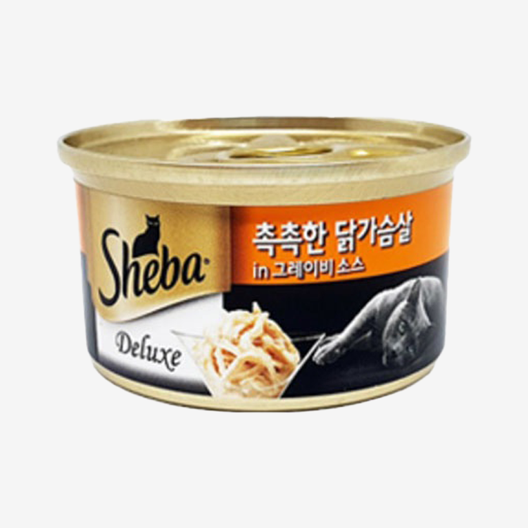 2위. 쉬바 촉촉한 닭가슴살과 그레이비 소스 캔 (85g) ⭐4.9